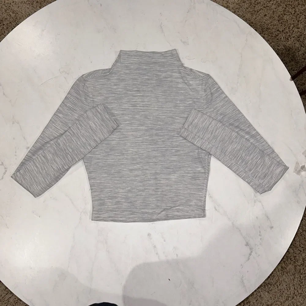 Lululemon All Aligned Mock Neck Long Sleeve Shirt Cropped Top Long Sleeve Size 0